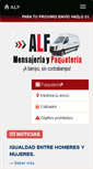 Mobile Screenshot of alfmensajeria.com.mx